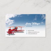 Aviator | Vluchtinstructeur Visitekaartje (Voorkant)