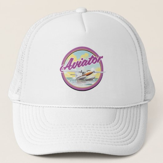 Aviator zee logo trucker pet (Voorkant)