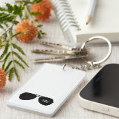 Aviator zonnebril Pilot naam tinten vliegen cool Sleutelhanger (Voorkant Rechts)