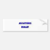 Aviators Rule! Bumpersticker (Voorkant)