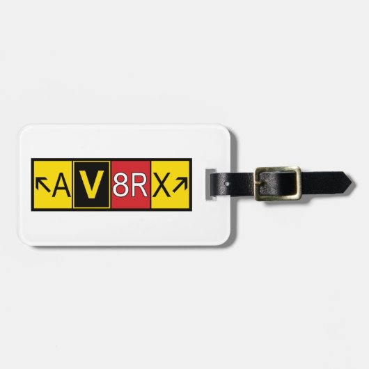 Aviatrix - AV8RX - Bagagelabel (Voorkant horizontaal)