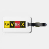 Aviatrix - AV8RX - Bagagelabel (Achterkant horizontaal)