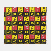Aviatrix - AV8RX - Fleece Deken (Voorkant (Horizontaal))
