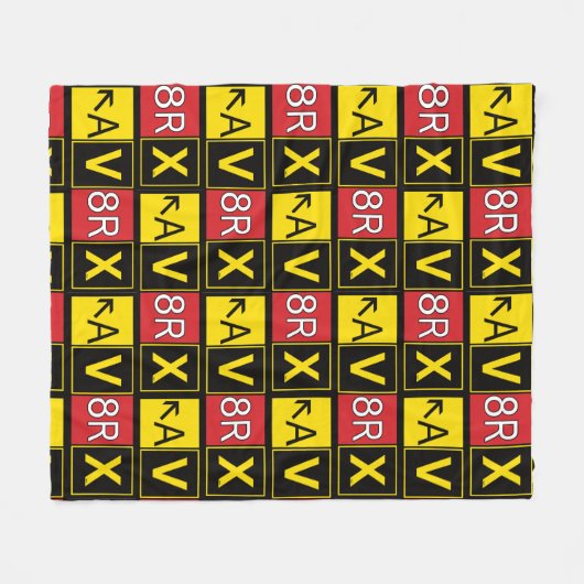 Aviatrix - AV8RX - Fleece Deken (Voorkant (Horizontaal))