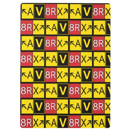 Aviatrix - AV8RX - Klembord (Achterkant)