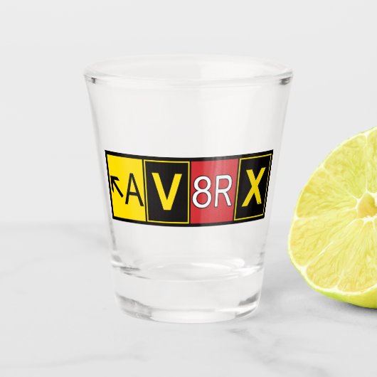 Aviatrix - AV8RX - Shot Glas (Voorkant)
