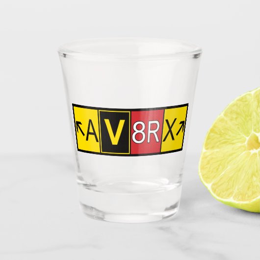 Aviatrix - AV8RX - Shot Glas (Voorkant)