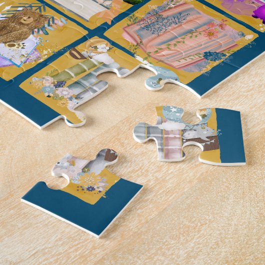 Avid Bibliophile Legpuzzel (Zijkant)