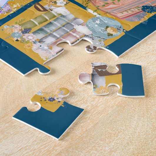 Avid Bibliophile Legpuzzel (Zijkant)