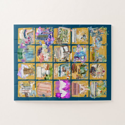 Avid Bibliophile Legpuzzel (Horizontaal)