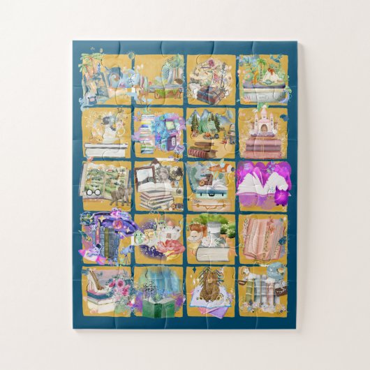 Avid Bibliophile Legpuzzel (Verticaal)