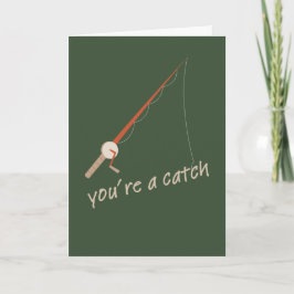 Avid Fisherman Father's Day Card Kaart