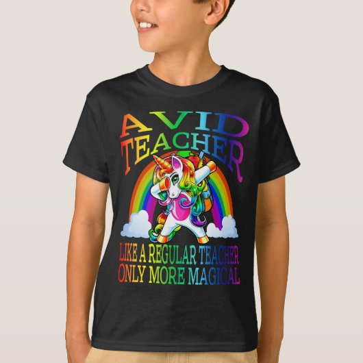 Avid leraar als een gewone leraar alleen maar meer t-shirt (Voorkant)