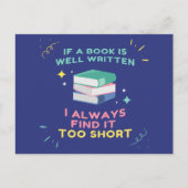 Avid Reader I - Jane Austen Quote Briefkaart (Voorkant)