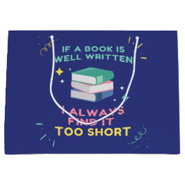 Avid Reader I - Jane Austen Quote Groot Cadeauzakje