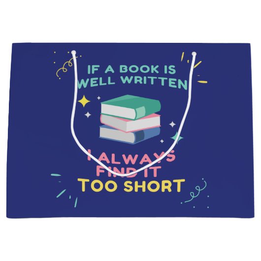 Avid Reader I - Jane Austen Quote Groot Cadeauzakje (Voorkant)