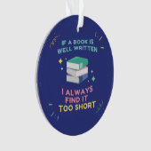 Avid Reader I - Jane Austen Quote Ornament (voorkant)