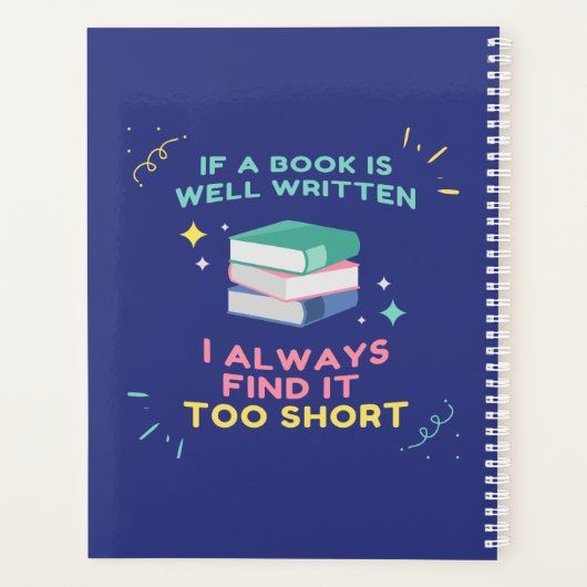 Avid Reader I - Jane Austen Quote Planner (Achterkant)