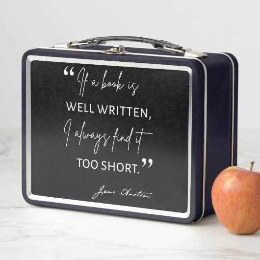 Avid Reader II - Jane Austen Quote (In situ)