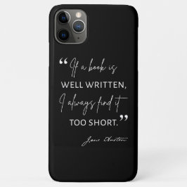 Avid Reader II - Jane Austen Quote Case-Mate iPhone Case