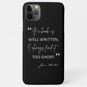 Avid Reader II - Jane Austen Quote Case-Mate iPhone Case
