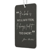 Avid Reader II - Jane Austen Quote Luchtverfrisser (Links)