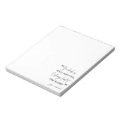 Avid Reader II - Jane Austen Quote Notitieblok (Linkerzijde)