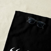 Avid Reader II - Jane Austen Quote Strandlaken (In situ)