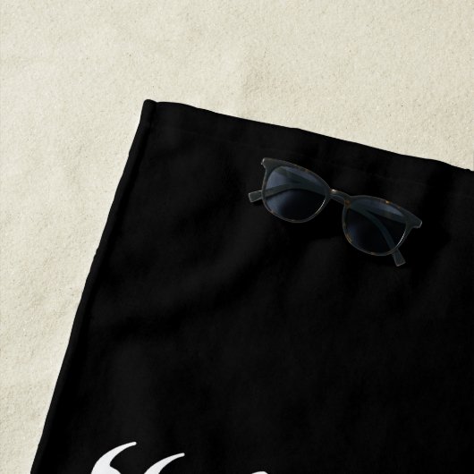 Avid Reader II - Jane Austen Quote Strandlaken (In situ)