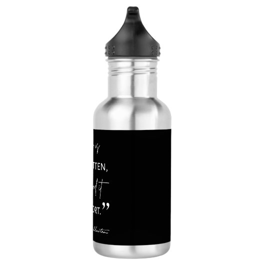 Avid Reader II - Jane Austen Quote Waterfles (Rechts)