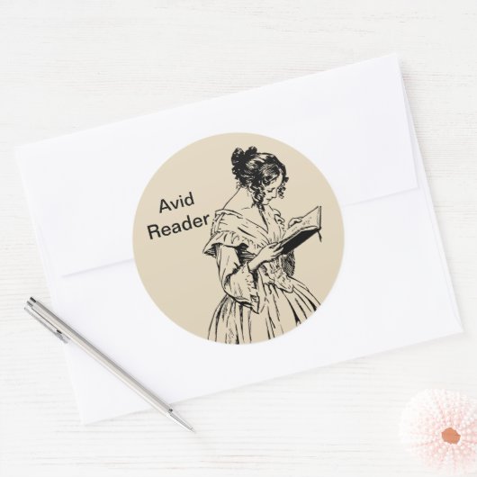 Avid Reader Sticker (Envelop)
