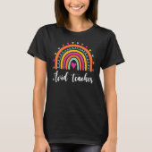 AVID Teacher Boho Rainbow Back To School Apprecia T-shirt (Voorkant)