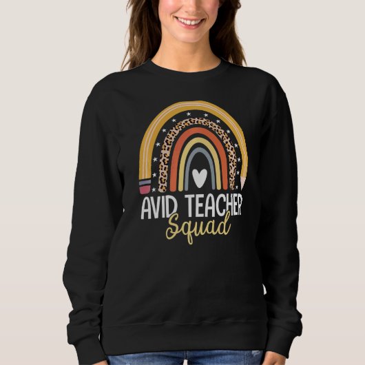 Avid Teacher Squad Team Avid Program Educator Appr Trui (Voorkant)