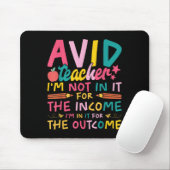 Avid Teacher Supplies Funny Back To School For Men Muismat (Met muis)