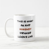 avid whiskey drinker koffiemok (Links)