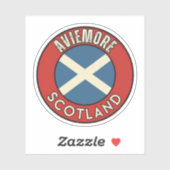 Aviemore, Schotland Sticker (Vel)