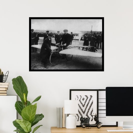 Aviette Contest in Moulineaux, Frankrijk 1912 Poster (Thuiskantoor)