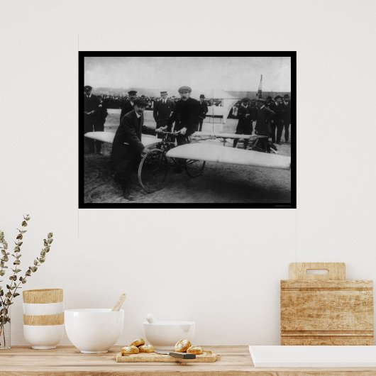 Aviette Contest in Moulineaux, Frankrijk 1912 Poster (Keuken)