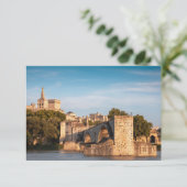Avignon Bridge France Kaart (Staand voorkant)
