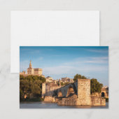 Avignon Bridge France Kaart (Voorkant / Achterkant)