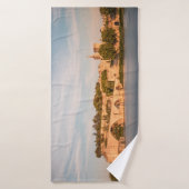 Avignon Bridge Frankrijk Badhanddoek (Badhanddoek)