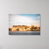 Avignon Bridge Frankrijk Canvas Afdruk (Voorkant)