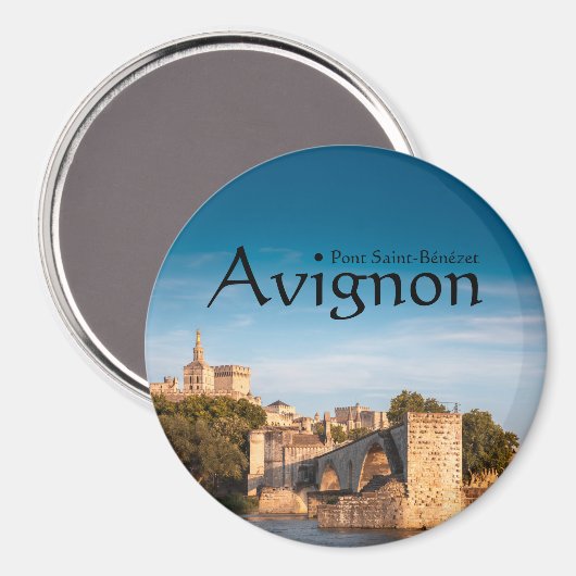Avignon Bridge Frankrijk Magneet (Voorkant / Achterkant)