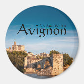 Avignon Bridge Frankrijk Magneet (Voorkant)