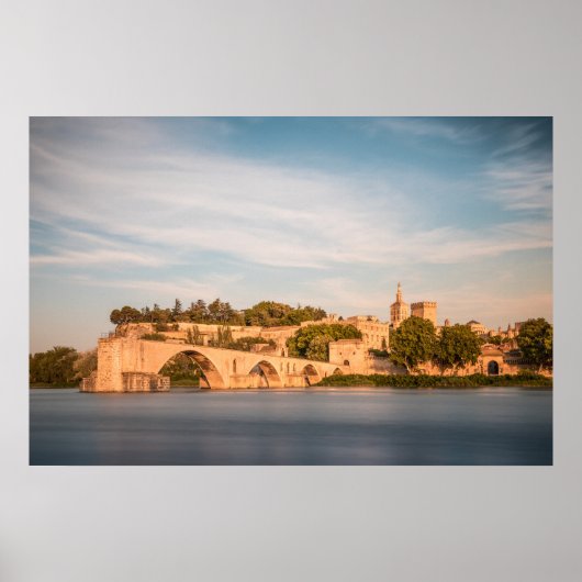 Avignon Bridge Frankrijk Poster (Voorkant)