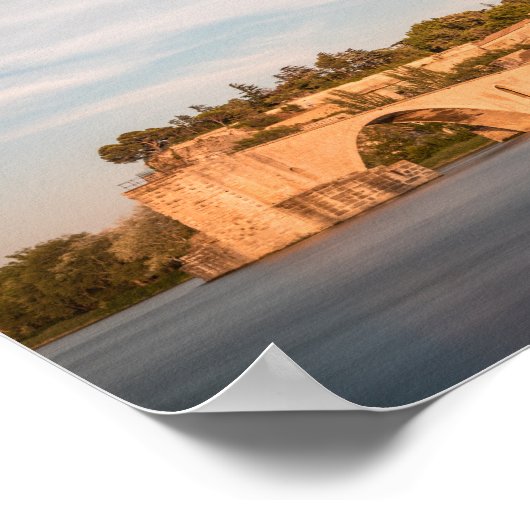 Avignon Bridge Frankrijk Poster (Hoek)