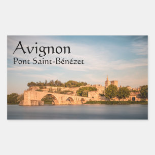 Avignon Bridge Frankrijk Rechthoekige Sticker