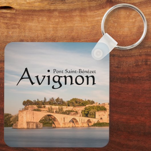 Avignon Bridge Frankrijk Sleutelhanger (Achterkant)
