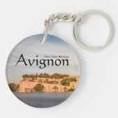 Avignon Bridge Frankrijk Sleutelhanger (Achterkant)