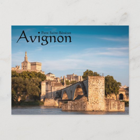 Avignon France Briefkaart (Voorkant)